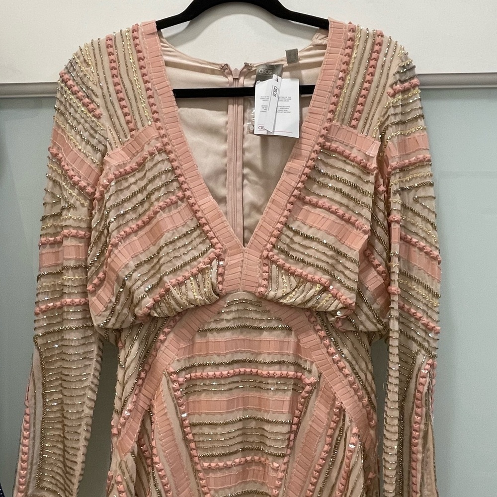 ASOS beaded dress, never worn NWT… stunning detailing, so fun and flirty